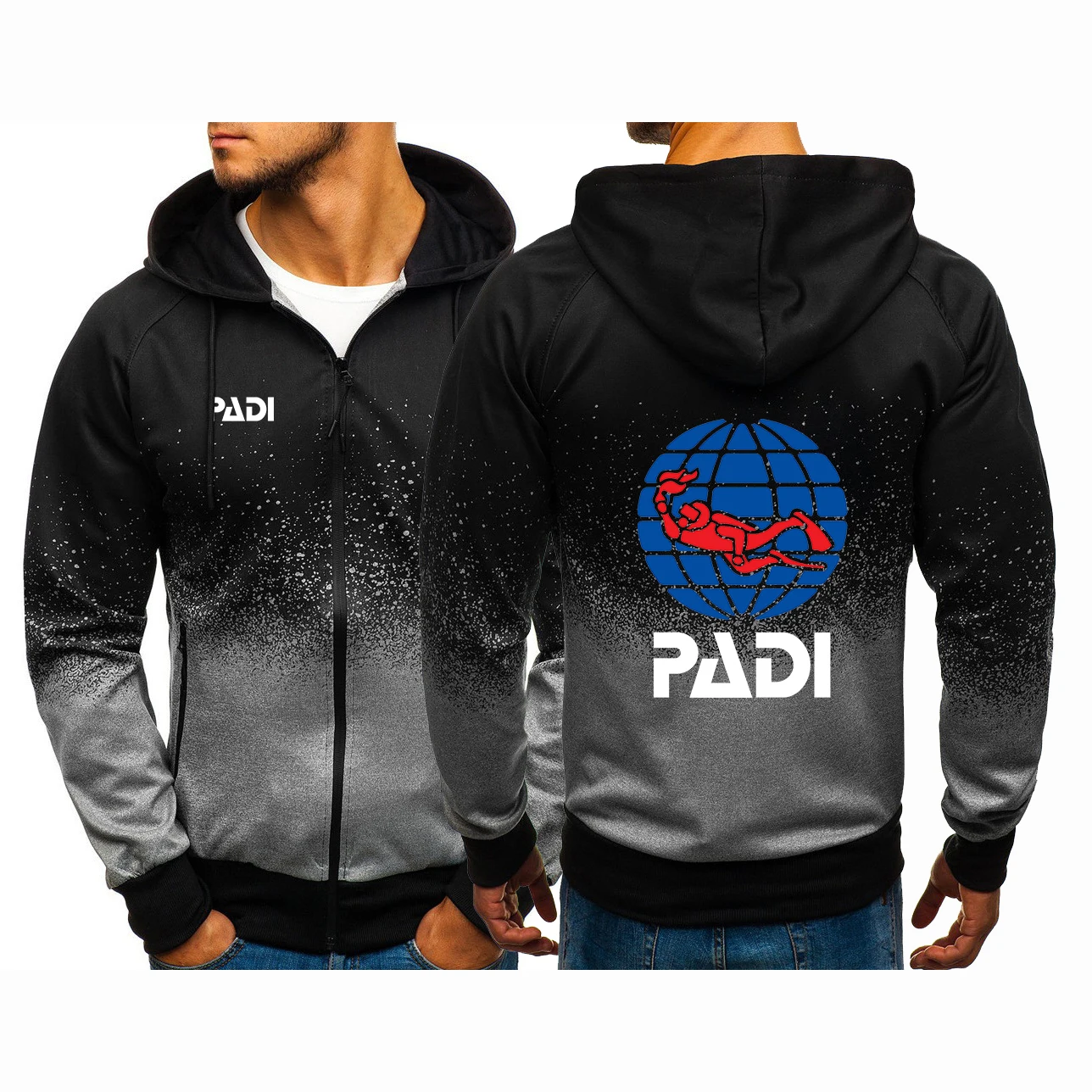 2022 Scuba driver Padi Spring Autumn Men's Print solid Cotton Hoodies Zipper Jackets Man Sweatshirts Casual Gradient Color Coats
2022 Scuba driver Padi Spring Autumn Men's Print solid Cotton Hoodies Zipper Jackets Man Sweatshirts Casual Gradient Color Coats