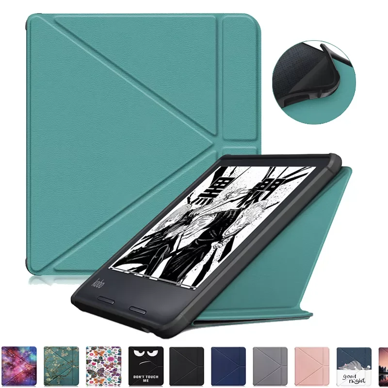 

NEW Kobo Libra 2 Libra2 Case For Kobo Sage Case Multi-folding Stand E-Book Smart Cover for Funda Kobo Libra 2nd Gen 2021 7 inch