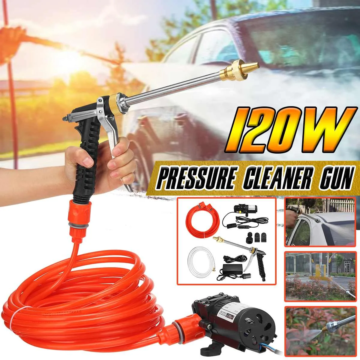 DC 12V120W Electric Water Pump Micro High Pressure Diaphragm Water Pump Sprayer Car Washer 12 V
DC 12V120W Electric Water Pump Micro High Pressure Diaphragm Water Pump Sprayer Car Washer 12 V