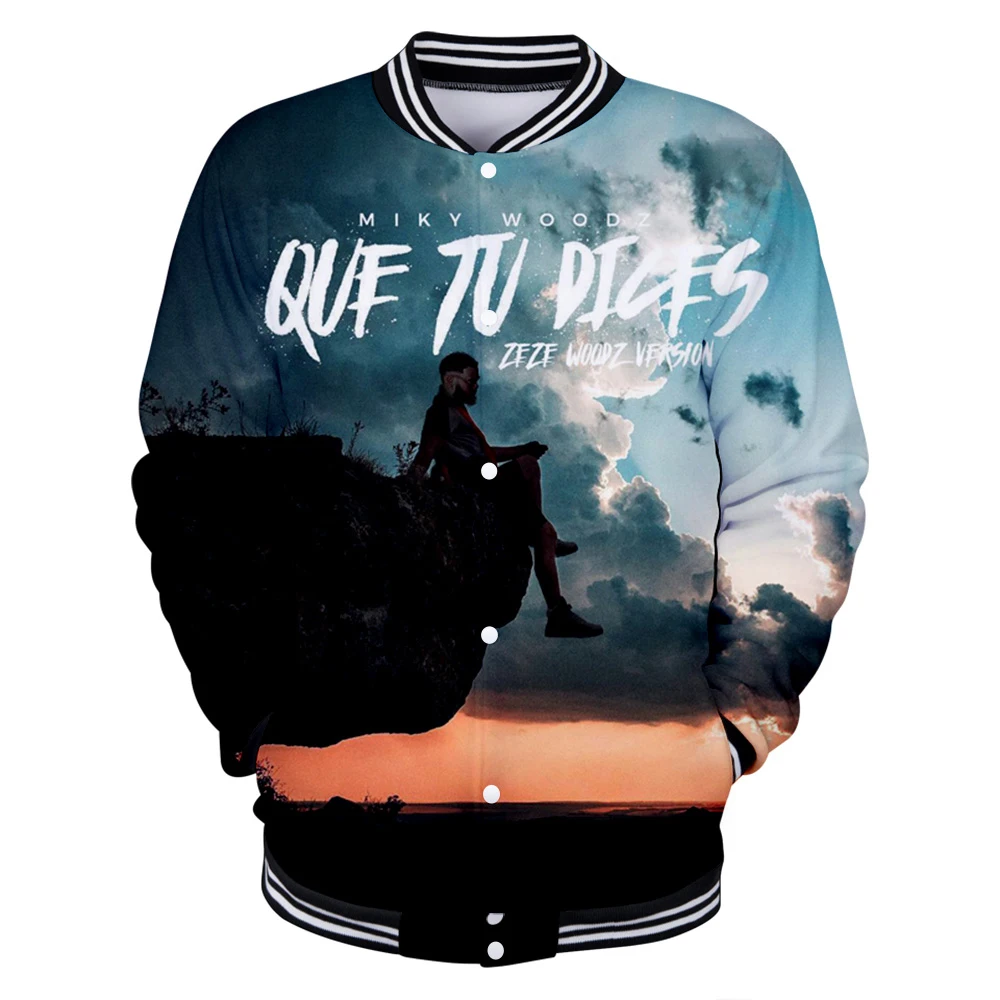 Miky Woodz 3D Jacket Fashion Baseball Uniform Game Jersey Baseball Jacket 2022 Casual Jacket Girly Jacket Buttoned Jacket 
Miky Woodz 3D Jacket Fashion Baseball Uniform Game Jersey Baseball Jacket 2022 Casual Jacket Girly Jacket Buttoned Jacket