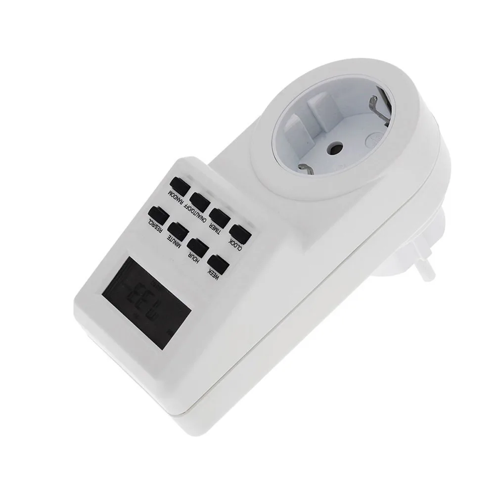 Digital LCD Timer Switch 1 Minute 230V 8 Operating Buttons Plug-in Type For EU PLUG/AU PLUG Quality Is Guaranteed
Digital LCD Timer Switch 1 Minute 230V 8 Operating Buttons Plug-in Type For EU PLUG/AU PLUG Quality Is Guaranteed