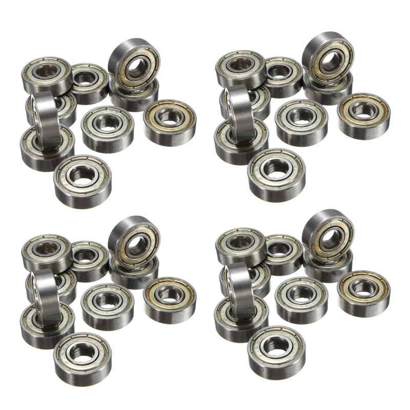 40Pcs 8 X 22 X 7Mm Skateboard Scooter Roller Blade Bearings Wheels ABEC-5 608ZZ
40Pcs 8 X 22 X 7Mm Skateboard Scooter Roller Blade Bearings Wheels ABEC-5 608ZZ