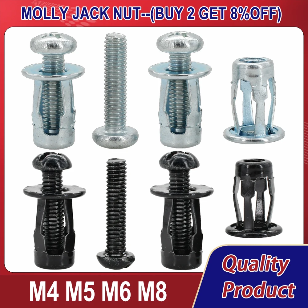 M4 M5 M6 M8 Molly Jack Nuts Petal Shape Metal Nut Expansion Screw Jacknut License Plate Fix Panel Clamp Lock Rivet Nut Rivetnut
M4 M5 M6 M8 Molly Jack Nuts Petal Shape Metal Nut Expansion Screw Jacknut License Plate Fix Panel Clamp Lock Rivet Nut Rivetnut