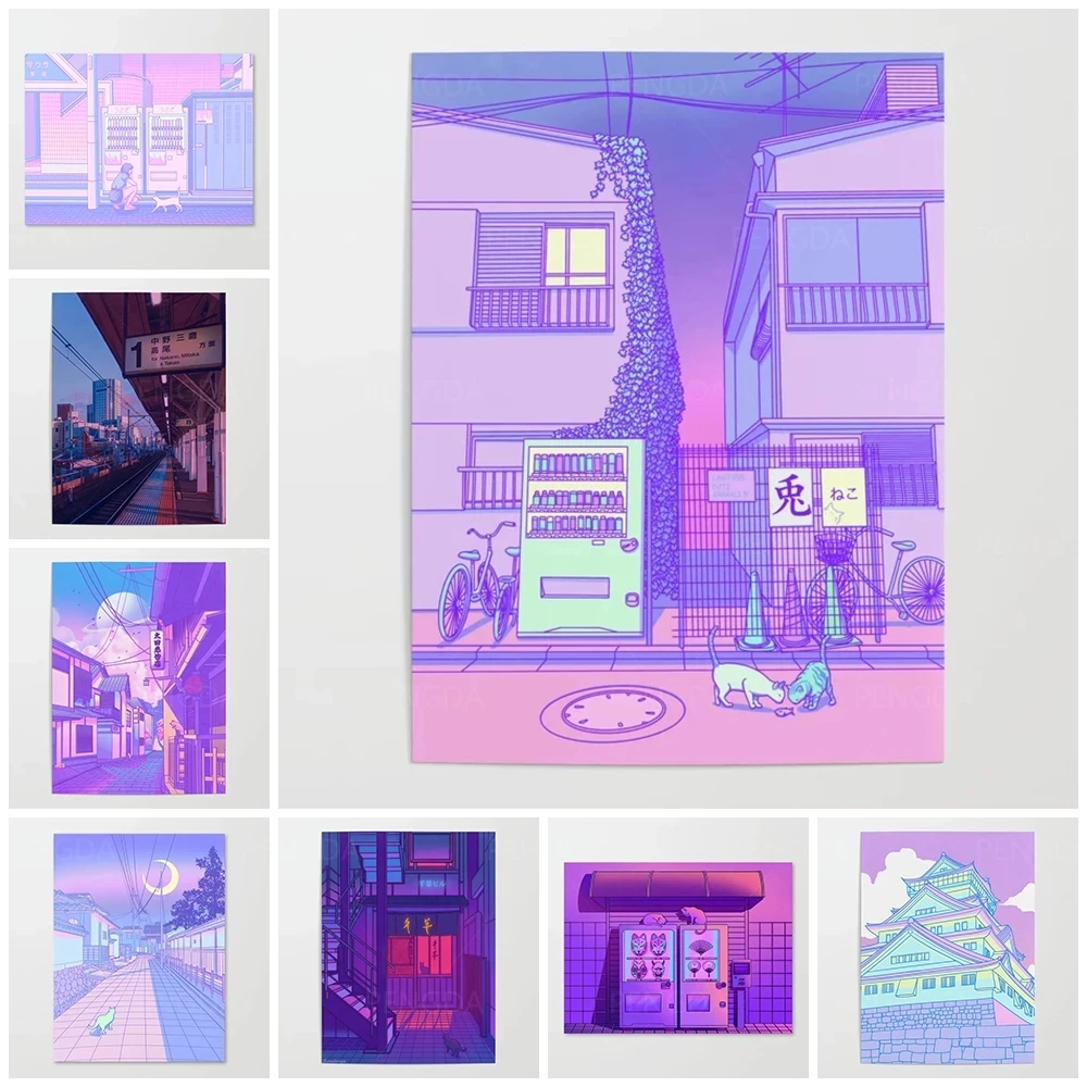 Home Decoration Canvas Tokyo Painting Night Views Pictures Prints Neon Modular Osaka Castle Poster Wall Artwork For Living Room
Home Decoration Canvas Tokyo Painting Night Views Pictures Prints Neon Modular Osaka Castle Poster Wall Artwork For Living Room