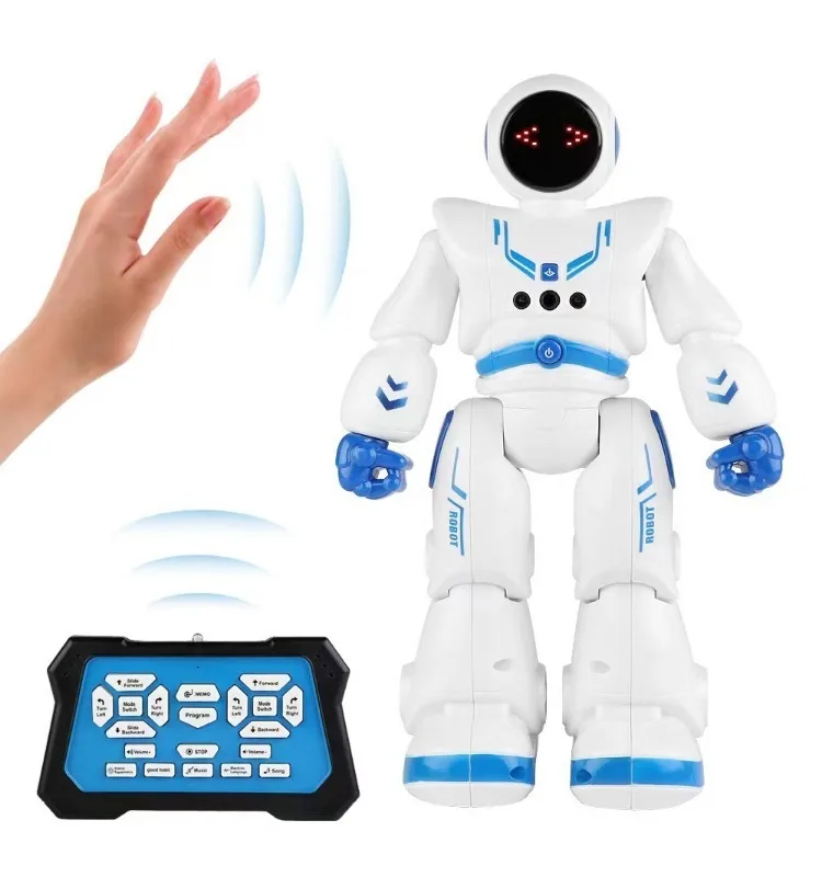 

Оригинальный Интеллектуальный космический робот для раннего развития, Детский Электрический индукционный подарок с дистанционным управлением, игрушка-пазл в подарок