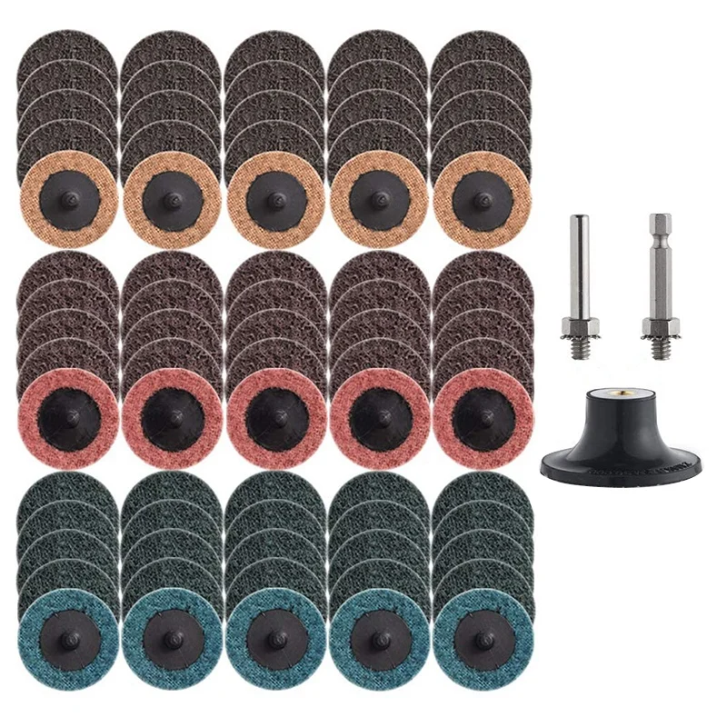 75 Pcs 2 Inch Nylon Quick Change Sanding Discs Set, Die Grinder Surface Conditioning Burr Rust Paint Removal
75 Pcs 2 Inch Nylon Quick Change Sanding Discs Set, Die Grinder Surface Conditioning Burr Rust Paint Removal