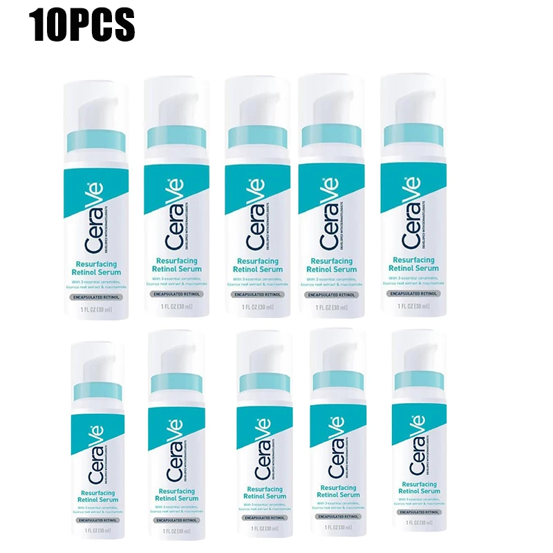 10PCS CeraVe Resurfacing Hydrating Acid Serum Suitable for Post Acne Traces and Skin Texture Repair and Brighten Facial Retino 
10PCS CeraVe Resurfacing Hydrating Acid Serum Suitable for Post Acne Traces and Skin Texture Repair and Brighten Facial Retino