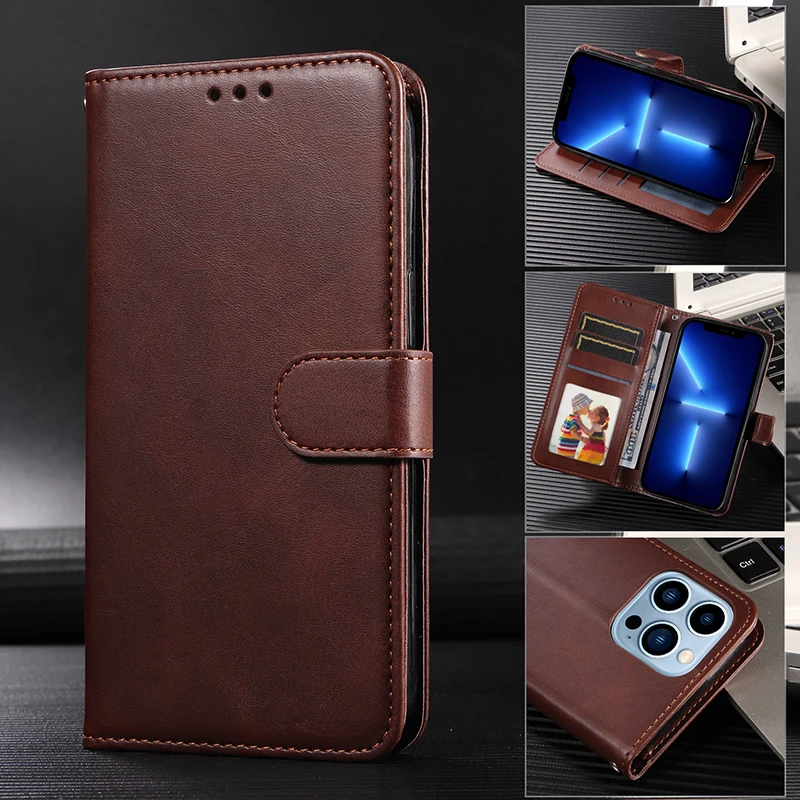 

Leather Wallet Case For Xiaomi POCO M4 M3 M2 F3 GT X3 NFC Redmi 8A 9A 9C Note 11 8 8T 9 9T 9S 10S Holder Card Slots Flip Cover