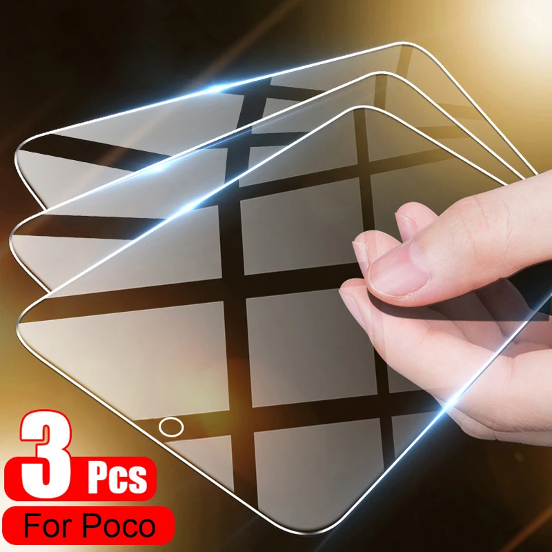 3PCS Protective Glass for Poco X3 Pro X3 GT X3 NFC Screen Protector for Xiaomi Poco F3 M3 F2 Pro M4 X4 Pro 5G Tempered Glass
3PCS Protective Glass for Poco X3 Pro X3 GT X3 NFC Screen Protector for Xiaomi Poco F3 M3 F2 Pro M4 X4 Pro 5G Tempered Glass