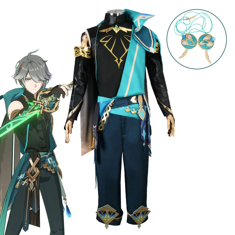 Game Anime Role Play Halloween Costume Genshin Impact Haitham Cosplay Outfit Cape Pants Gloves Headwear Shoulder Towel Suit
Game Anime Role Play Halloween Costume Genshin Impact Haitham Cosplay Outfit Cape Pants Gloves Headwear Shoulder Towel Suit