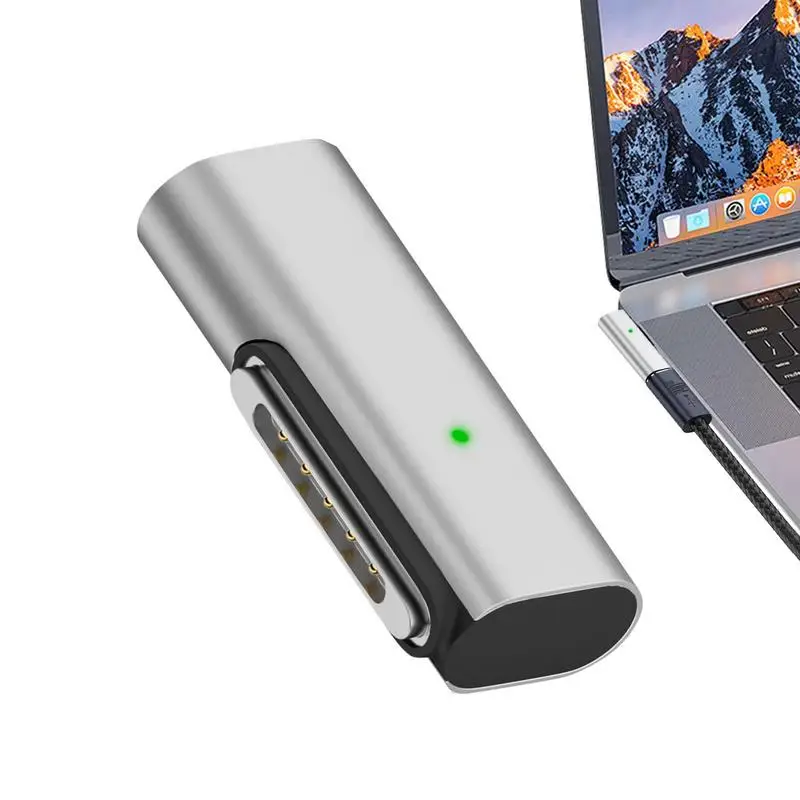 USB Type C Magnetic Cable Adapter Fast Charging USB C Magnet Adapter Portable Magnet Adapter Aluminum Alloy Silver USB C Adapter
USB Type C Magnetic Cable Adapter Fast Charging USB C Magnet Adapter Portable Magnet Adapter Aluminum Alloy Silver USB C Adapter