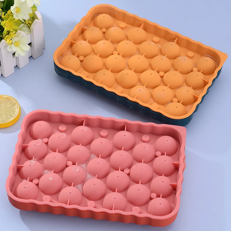 Direct Supply Summer Special Drink Wine Marbles Silicone Ice Tray Creative Solid Color Large Capacity with Lid Ice Cube Mold Set
Direct Supply Summer Special Drink Wine Marbles Silicone Ice Tray Creative Solid Color Large Capacity with Lid Ice Cube Mold Set