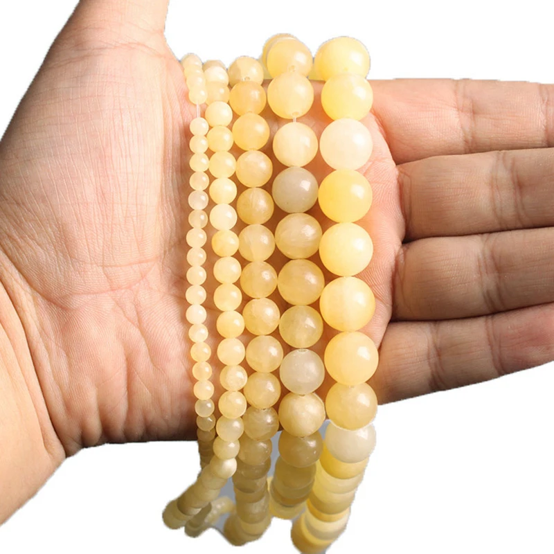 Quality Yellow Topea Jade Bead Natural Loose Beads for Jewelry Making DIY Bracelet Accessories ( Pick Size 4 6 8 10 Mm )
Quality Yellow Topea Jade Bead Natural Loose Beads for Jewelry Making DIY Bracelet Accessories ( Pick Size 4 6 8 10 Mm )