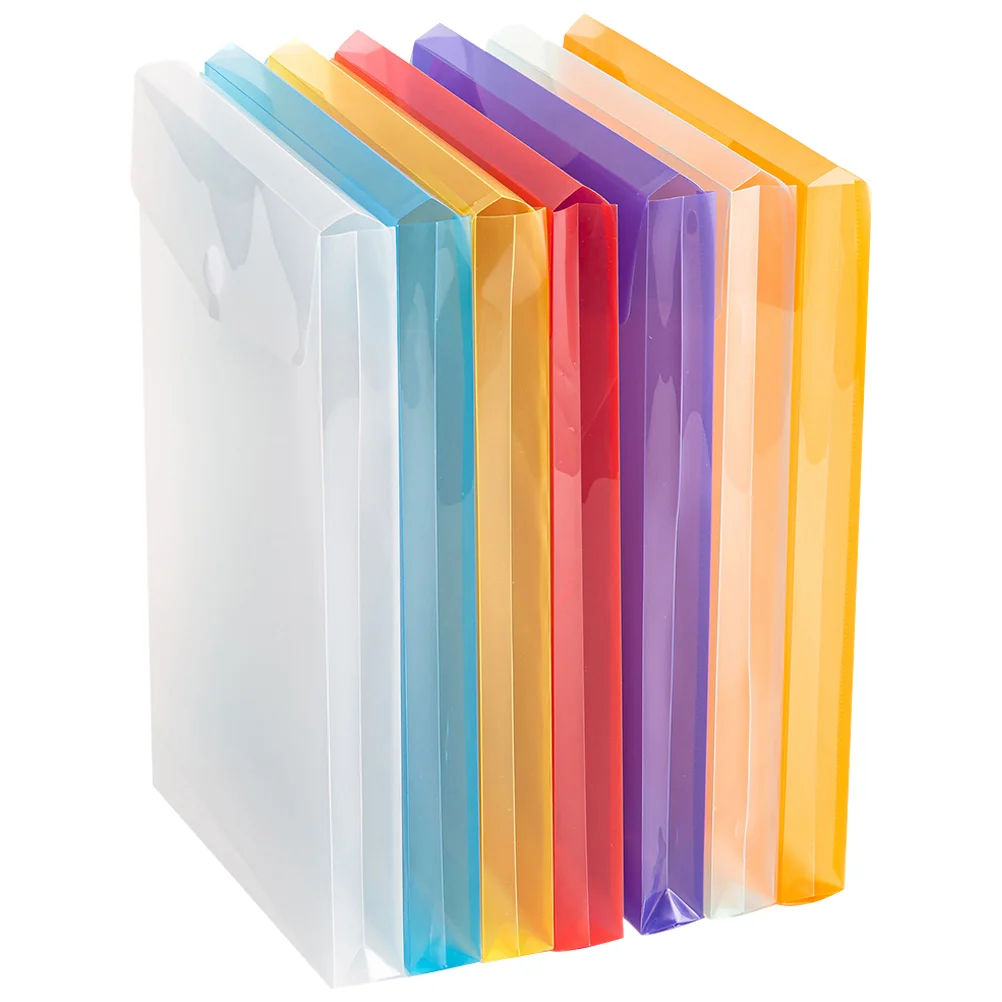 7 Pcs Snapshot File Holder Receipt Folder Binder Pockets 3 Ring Pp Button Design Bags
7 Pcs Snapshot File Holder Receipt Folder Binder Pockets 3 Ring Pp Button Design Bags