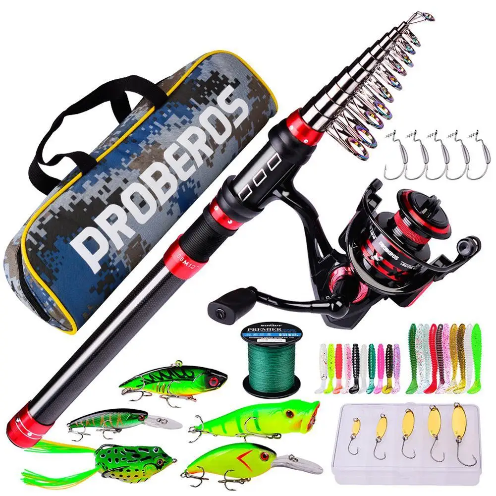 Lure Fishing Set Long-throw Fishing Rod Fishing Tackle Shoulder Bag Fishing Line for Freshwater Saltwater Fishing Tools
Lure Fishing Set Long-throw Fishing Rod Fishing Tackle Shoulder Bag Fishing Line for Freshwater Saltwater Fishing Tools