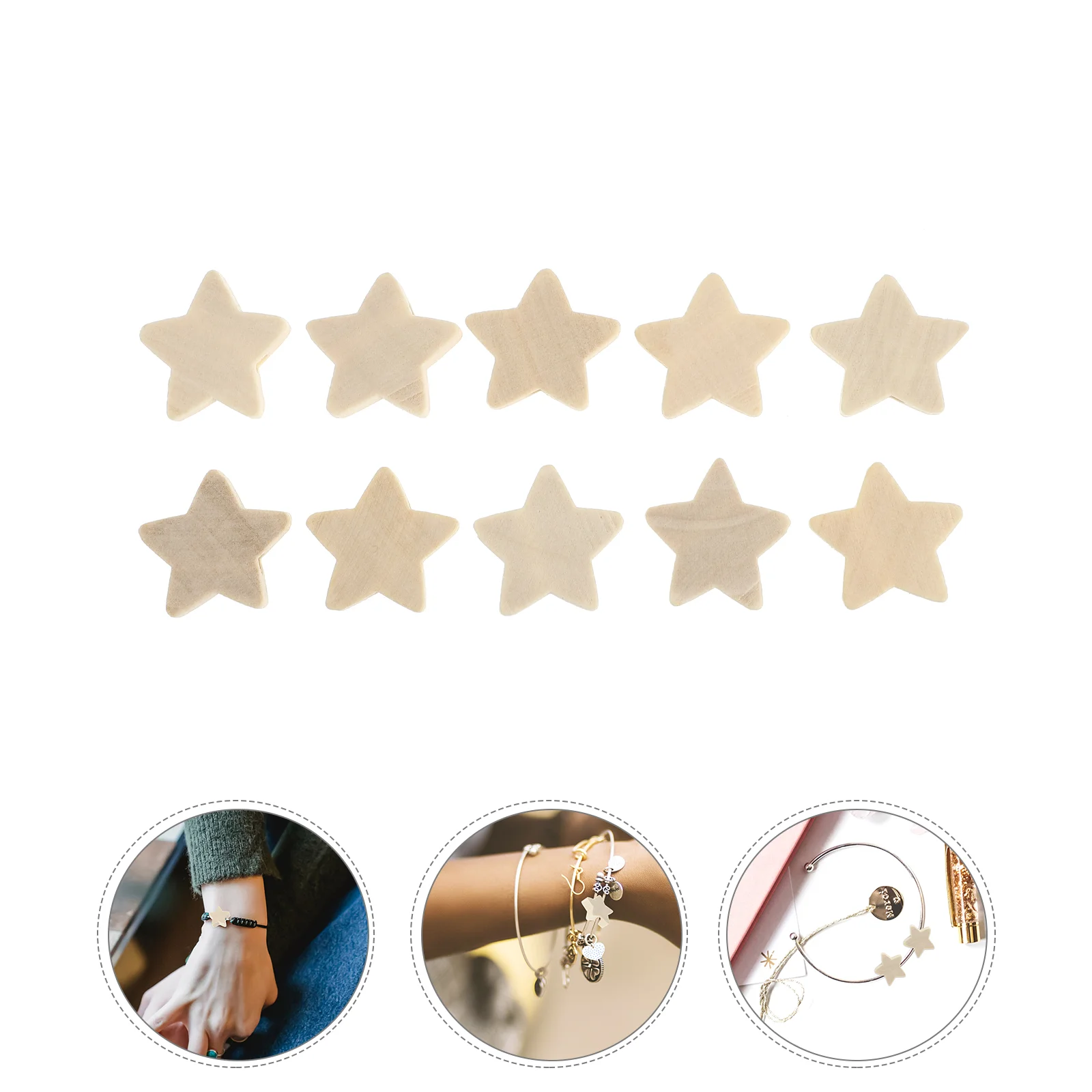 50pcs Natural Star Wood Beads Unfinished Wooden Beads Loose Beads Spacer Beads with Hole for DIY Bracelet Necklace Hair Jewelry
50pcs Natural Star Wood Beads Unfinished Wooden Beads Loose Beads Spacer Beads with Hole for DIY Bracelet Necklace Hair Jewelry