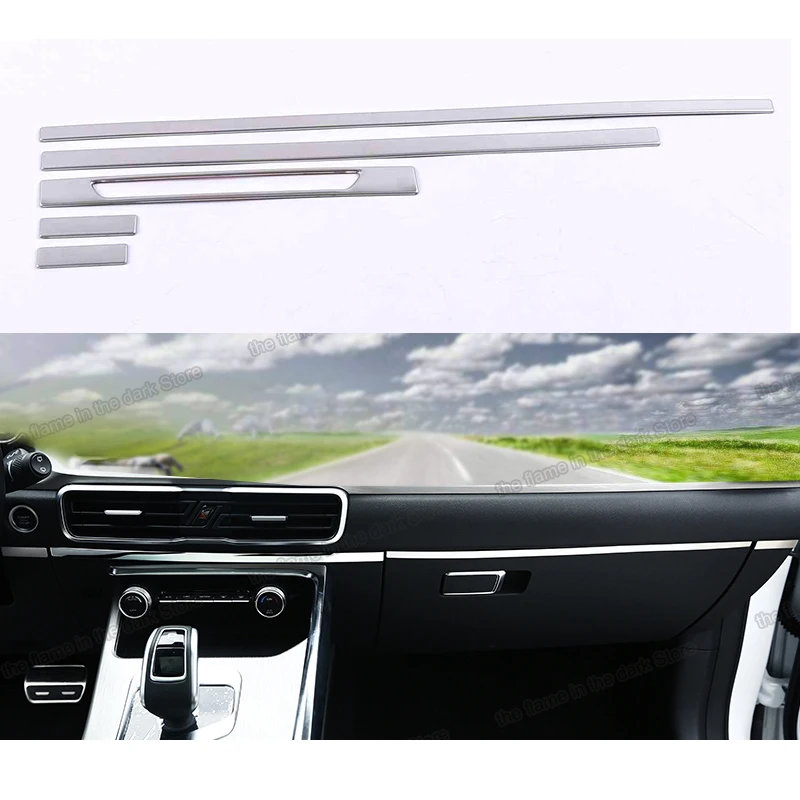 

Car Center Console Dashboard Strip Kit Moldings trims for Geely Coolray SX11 2018 2019 2020 2021 Accessories Auto Styling 2022