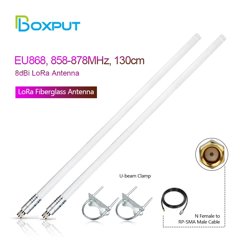 130cm 8 dBi High Gain Helium Miner Antenna 868MHz LoRa Antennas 858MHz to 878MHz RAK Hotspot Mining Antenne signal booster
130cm 8 dBi High Gain Helium Miner Antenna 868MHz LoRa Antennas 858MHz to 878MHz RAK Hotspot Mining Antenne signal booster