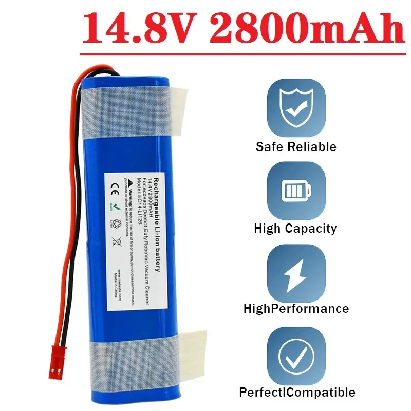 Оригинальный аккумулятор для ILIFE V3 plus v5s pro v5spro X750 v3s pro 14,8 в 2800 мАч, аксессуары для роботов-пылесосов, запчасти
Оригинальный аккумулятор для ILIFE V3 plus v5s pro v5spro X750 v3s pro 14,8 в 2800 мАч, аксессуары для роботов-пылесосов, запчасти