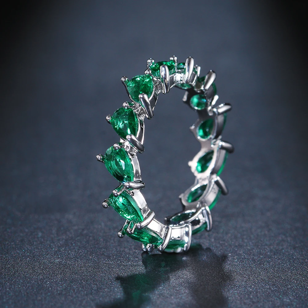 Emmaya Fashion Statement Hot Sale Classical Round Shape Ring With Shiny Cubic Zircon Women Banquet Charming Dress-Up 
Emmaya Fashion Statement Hot Sale Classical Round Shape Ring With Shiny Cubic Zircon Women Banquet Charming Dress-Up