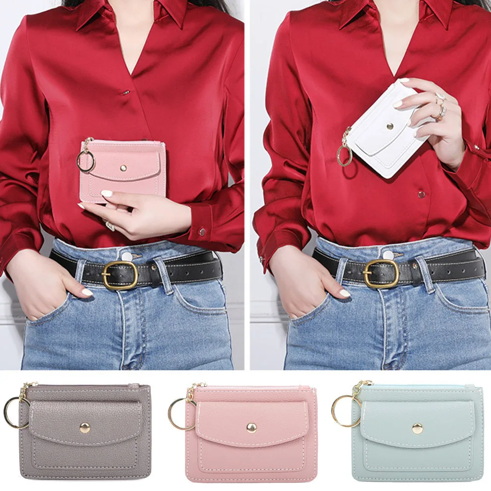 2023 New Fashion Women Wallets Zipper PU Leather Coin Purse Key Chain Portable Small Wallet Multi Card Bit Card Holder
2023 New Fashion Women Wallets Zipper PU Leather Coin Purse Key Chain Portable Small Wallet Multi Card Bit Card Holder