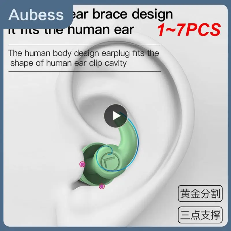 1~7PCS Anti Noise Silicone Earplugs Waterproof Swimming Ear Plugs For Sleeping Diving Surf Soft Comfort Natation Swimming Ear
1~7PCS Anti Noise Silicone Earplugs Waterproof Swimming Ear Plugs For Sleeping Diving Surf Soft Comfort Natation Swimming Ear