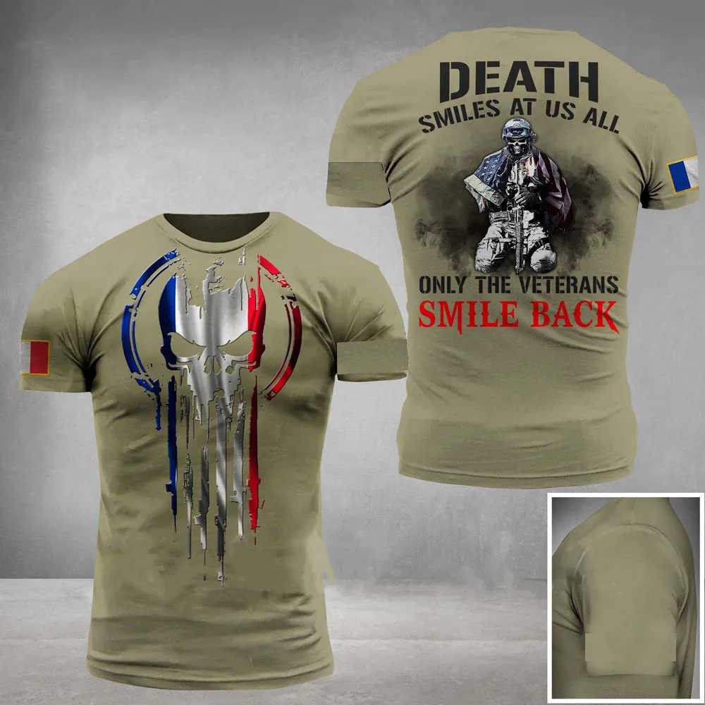 T-shirt homme, haut de champ, soldat français, imprimé en 3D, uniforme de camouflage, 2021 été ARMY-VETERANT
T-shirt homme, haut de champ, soldat français, imprimé en 3D, uniforme de camouflage, 2021 été ARMY-VETERANT