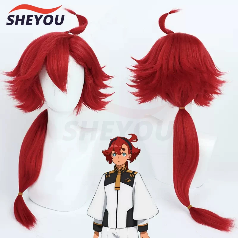 Suletta Mercury Cosplay Wig Mobile Suit Gundam: the Witch from Mercury Long Red Heat Resistant Synthetic Hair Wigs + Wig Cap
Suletta Mercury Cosplay Wig Mobile Suit Gundam: the Witch from Mercury Long Red Heat Resistant Synthetic Hair Wigs + Wig Cap