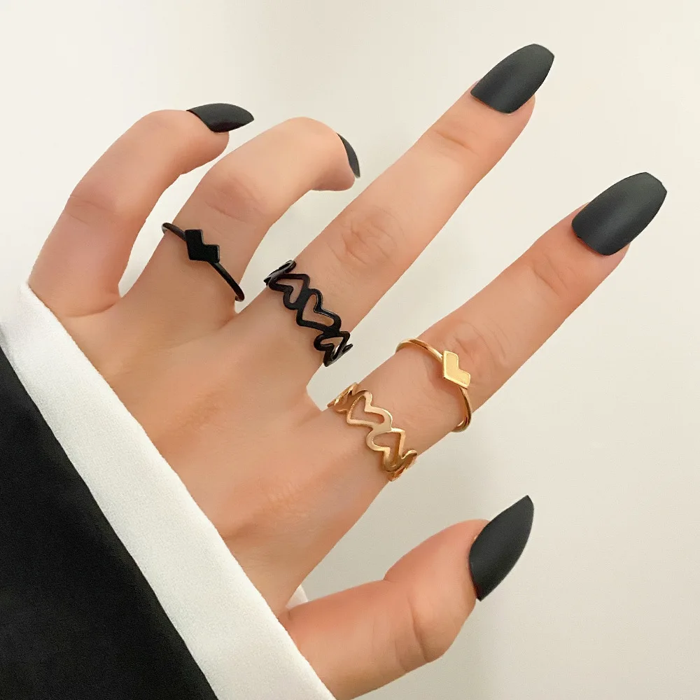 2022 Sweet Romance Ring For Women Simple Heart Ring Jewelry For Women Fashion Hollow Heart Couple Ring Irregular Open Ring byx 
2022 Sweet Romance Ring For Women Simple Heart Ring Jewelry For Women Fashion Hollow Heart Couple Ring Irregular Open Ring byx