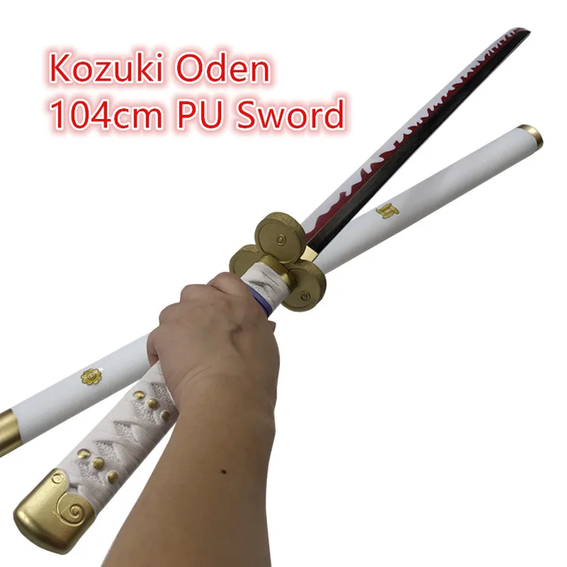 

104 см косплей меч 1:1 аниме меч ророноа Зоро Аки мицзу меч оружие Катана безопасность PU ниндзя нож самурайский меч игрушка