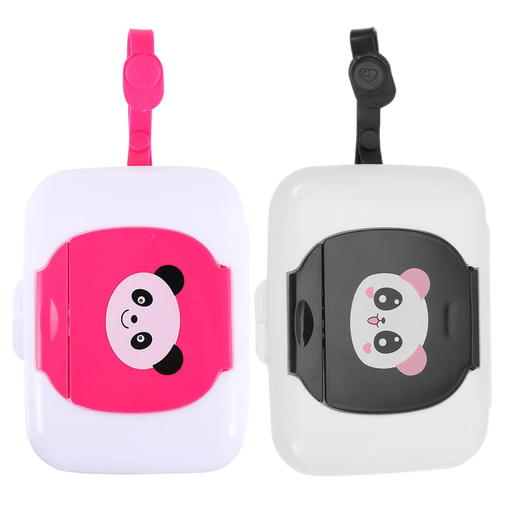 2 Pcs Carry Portable Wipe Box Baby Travel Wipes Dispenser Silica Gel Infant Case 
2 Pcs Carry Portable Wipe Box Baby Travel Wipes Dispenser Silica Gel Infant Case
