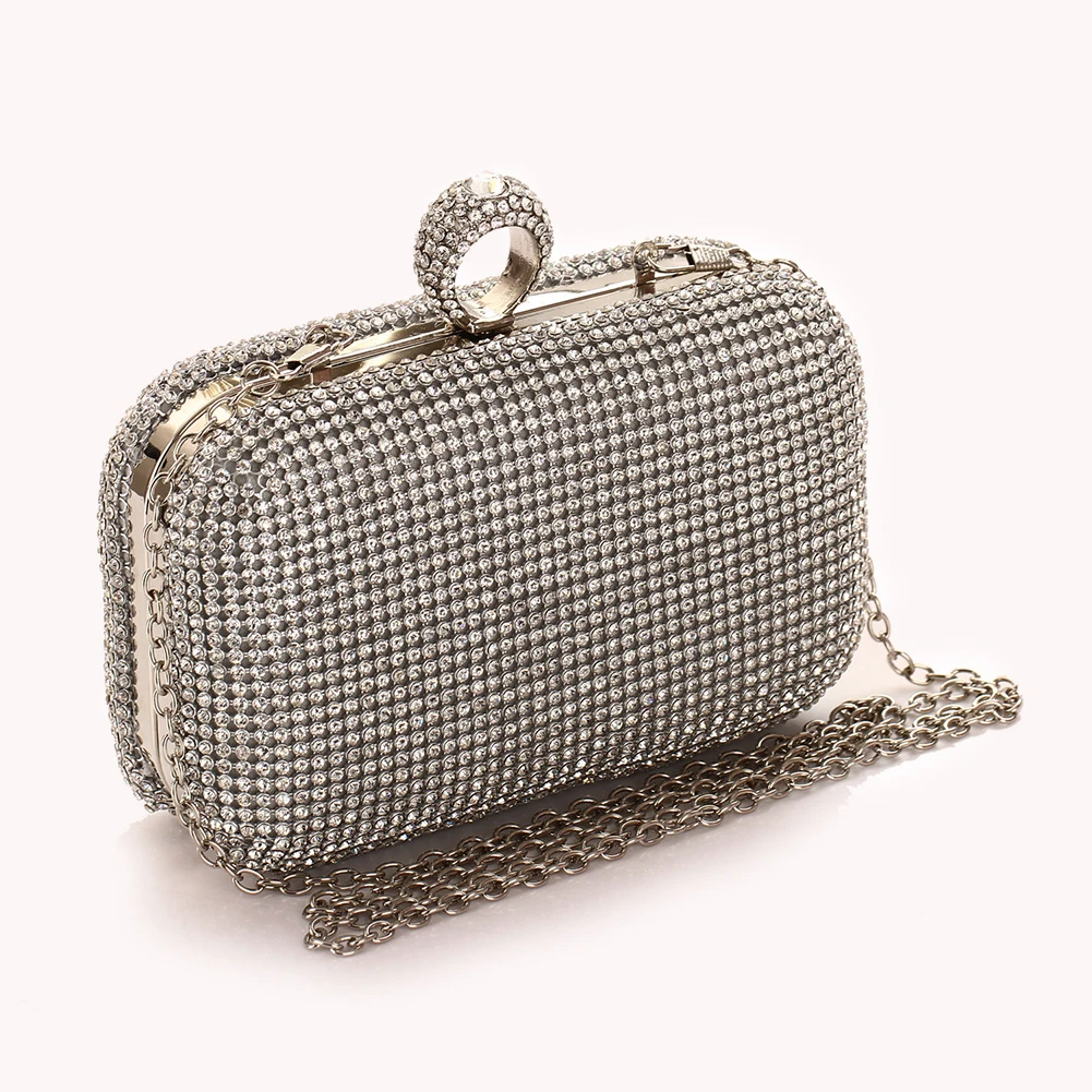 Rhinestone Evening Clutch Handbag Women Shiny Diamond Decor Shoulder Handbags Lady Cosmetic Bag for Dinner Party
Rhinestone Evening Clutch Handbag Women Shiny Diamond Decor Shoulder Handbags Lady Cosmetic Bag for Dinner Party