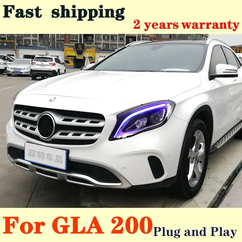 Автомобильные фары для GLA 2015-2019 X156 GLA180 GLA200 GLA250 GLA45 модификация светодиодных фар