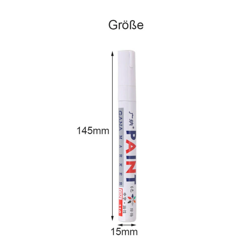 6PC Car Repair Tools White Paint Pen Marker Waterproof Permanent Fit For Car Tire Lettering Rubber Letter Wash Maintenance
6PC Car Repair Tools White Paint Pen Marker Waterproof Permanent Fit For Car Tire Lettering Rubber Letter Wash Maintenance
