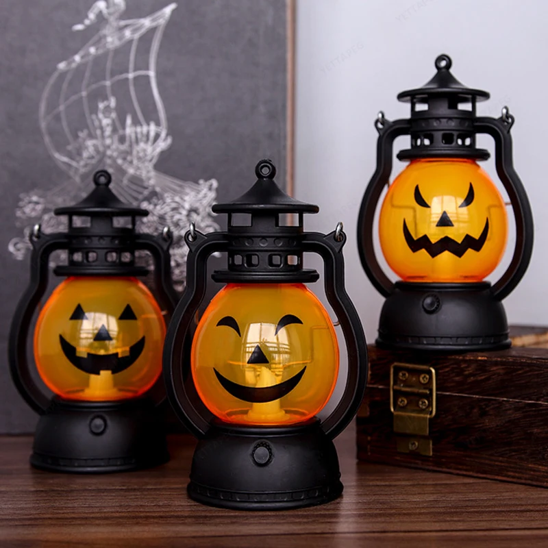 Halloween LED Hanging Pumpkin Lantern Light Ghost Lamp Candle Light Retro Small Oil Lamp Halloween Party Home Decor Horror Props
Halloween LED Hanging Pumpkin Lantern Light Ghost Lamp Candle Light Retro Small Oil Lamp Halloween Party Home Decor Horror Props