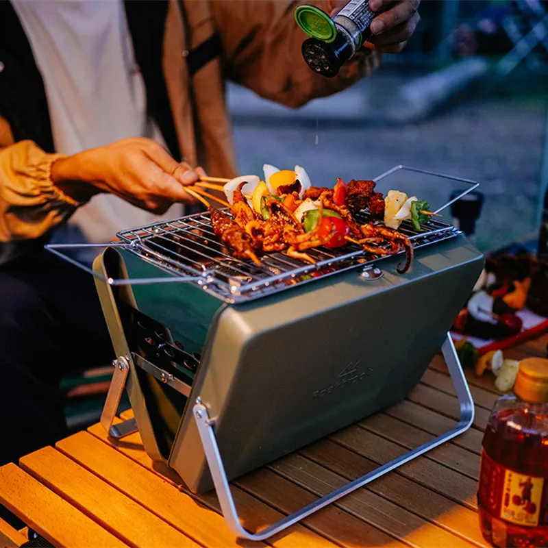 Outdoor Portable Bbq Stove Grill Gear Folding Charcoal Grill Stainless Steel Bbq Grill Camping Cooking Picnic Barbecue Tools
Outdoor Portable Bbq Stove Grill Gear Folding Charcoal Grill Stainless Steel Bbq Grill Camping Cooking Picnic Barbecue Tools