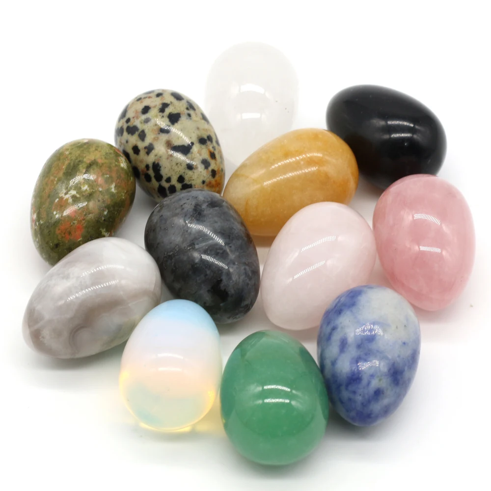 Natural Egg Shaped Stone Healing Crystal Polished Quartz Kegel Massage Accessory Minerale Gemstone Home Decoration Wholesale
Natural Egg Shaped Stone Healing Crystal Polished Quartz Kegel Massage Accessory Minerale Gemstone Home Decoration Wholesale