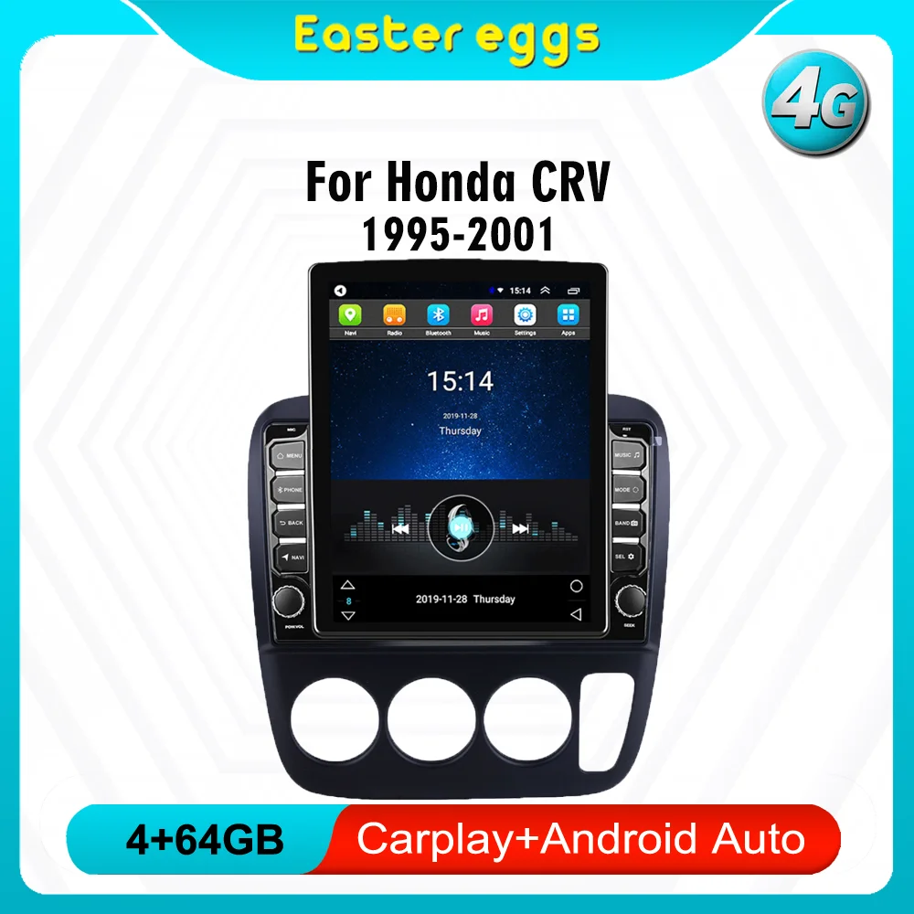 9.7" Tesla Screen Autoradio For Honda CRV 1995-2001 Car Multimedia Player GPS Navigator 4G Carplay Android Stereo Head Unit
9.7" Tesla Screen Autoradio For Honda CRV 1995-2001 Car Multimedia Player GPS Navigator 4G Carplay Android Stereo Head Unit