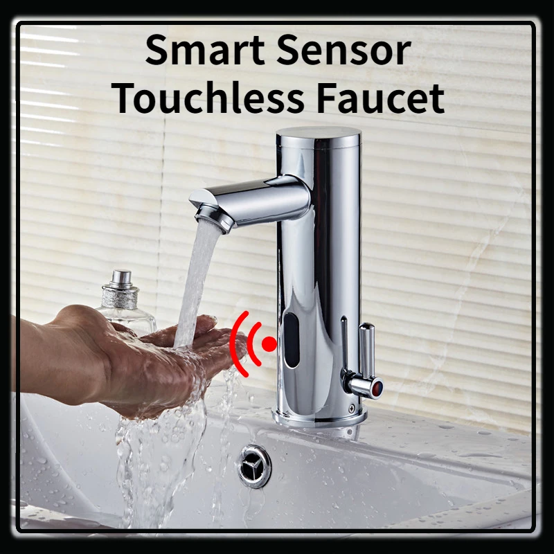 Touchless Kitchen Sink Faucet Smart Sensor Mixer Tap Brass Hot and Cold Faucet Infrared Bathroom Basin Auto Faucet High Tech Tap
Touchless Kitchen Sink Faucet Smart Sensor Mixer Tap Brass Hot and Cold Faucet Infrared Bathroom Basin Auto Faucet High Tech Tap