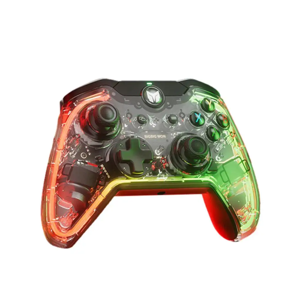 C1 Wired Somatosensory Gamepad Game Transparent Controller With 6-axis Gyroscope RGB Light For Switch/Window Call Of Duty LOL
C1 Wired Somatosensory Gamepad Game Transparent Controller With 6-axis Gyroscope RGB Light For Switch/Window Call Of Duty LOL