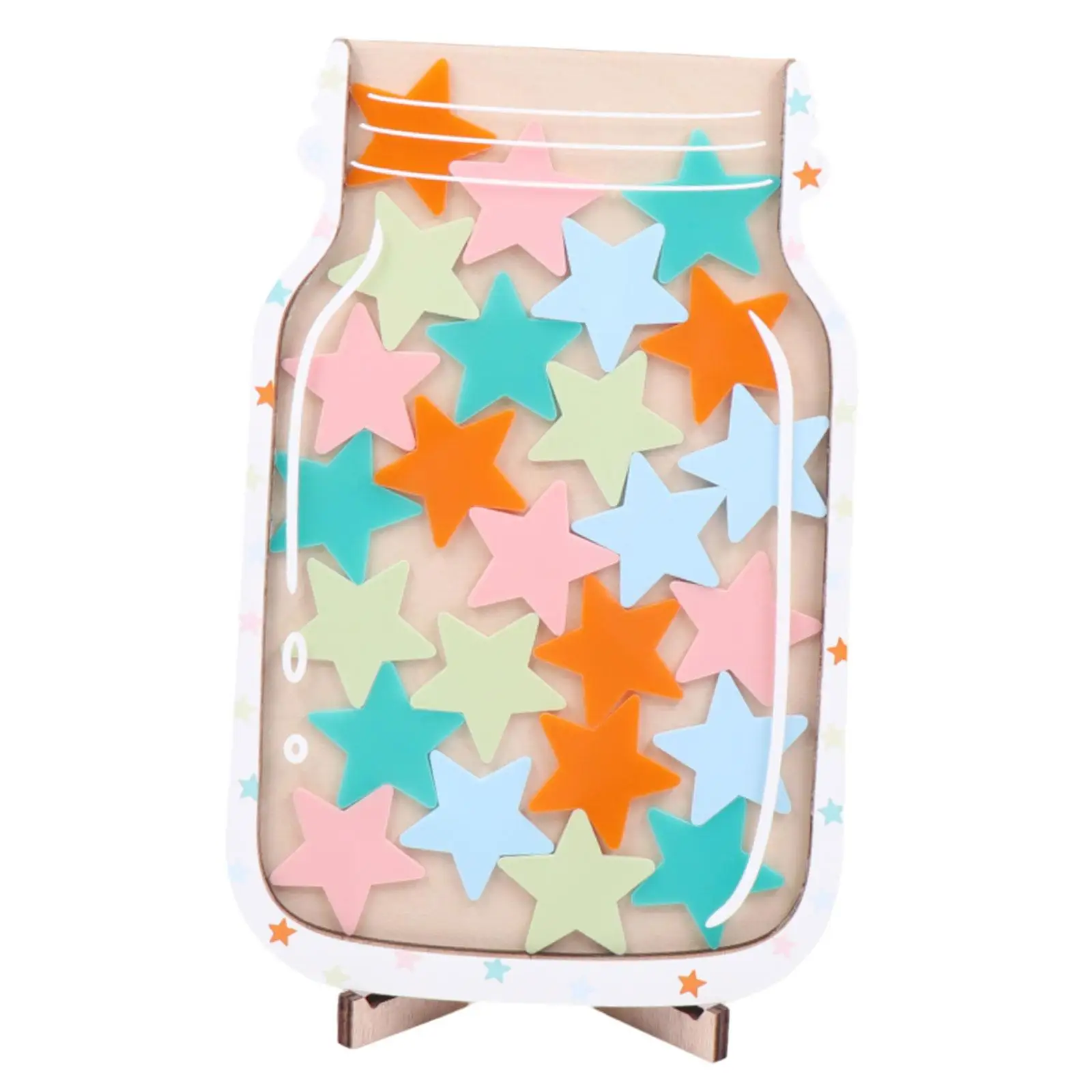 Reward Jar with Stars Routine Training Wood Potty Train Tool Toddlers Reward Board Positive Behavior Jar for Students Teachers
Reward Jar with Stars Routine Training Wood Potty Train Tool Toddlers Reward Board Positive Behavior Jar for Students Teachers