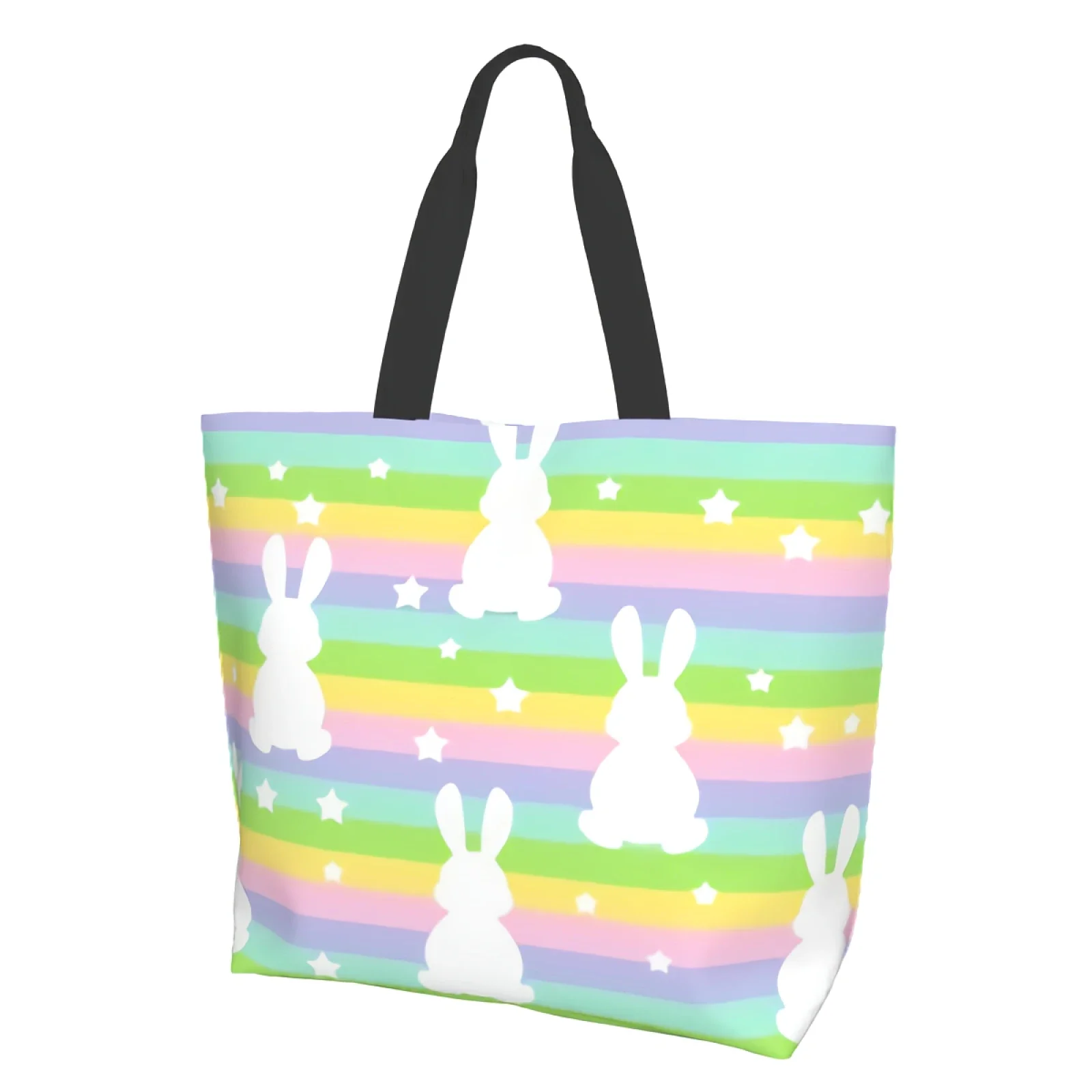 Дорожная сумка-тоут для путешествий-Симпатичный Пасхальный кролик и звезда сумки-шопперы для женщин сумка для бассейна пляжные сумки
Дорожная сумка-тоут для путешествий-Симпатичный Пасхальный кролик и звезда сумки-шопперы для женщин сумка для бассейна пляжные сумки