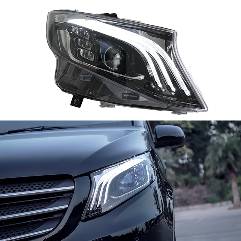 

LED taillight fit for Mercedes-Benz Vito 2016-2020 modified headlight assembly turn Maybach light-guide daytime running lights