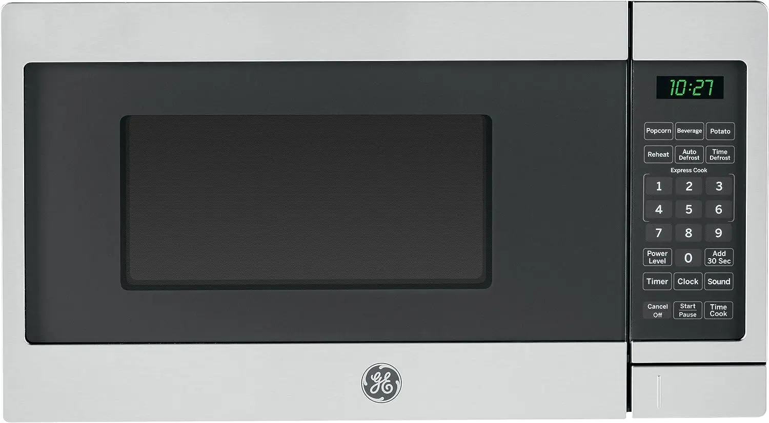 

Настольная микроволновая печь | Емкость 0,7 кубических футов, 700 Вт | Кухонные принадлежности для столешницы или общежития | Нержавеющая сталь