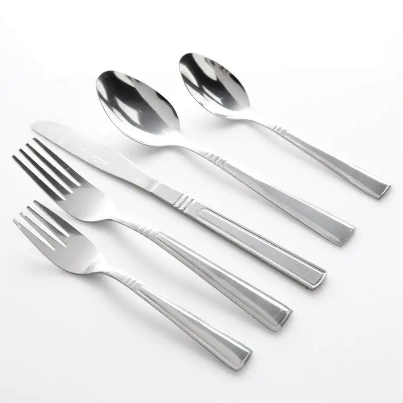 45-Piece Flatware Set, Tumble Finish Cubiertos ложки вилки в яйце Travel silverware set Silverware Wood utensil s
45-Piece Flatware Set, Tumble Finish Cubiertos ложки вилки в яйце Travel silverware set Silverware Wood utensil s
