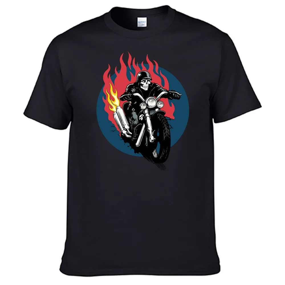 Skull Drives Motorcycle Best-selling Men Women Summer 100% Cotton Black Tees Male Newest Top Popular Normal Tee Shirts Unisex
Skull Drives Motorcycle Best-selling Men Women Summer 100% Cotton Black Tees Male Newest Top Popular Normal Tee Shirts Unisex