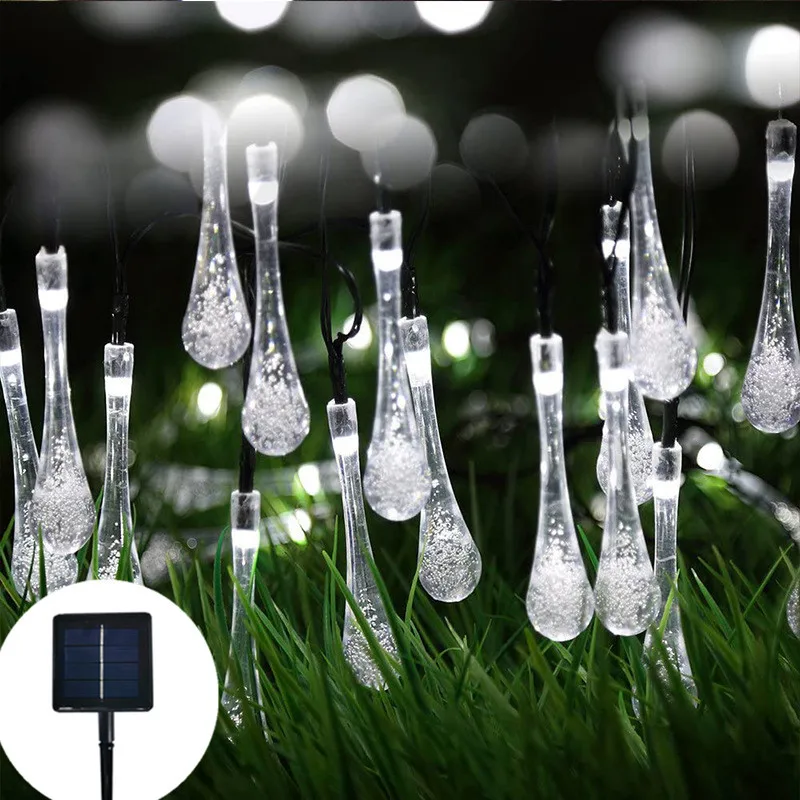 20/30/50/100 Water Drop LED Solar Light Outdoor Lamp String Lights for Holiday Christmas Party Waterproof Garland Fairy Garden
20/30/50/100 Water Drop LED Solar Light Outdoor Lamp String Lights for Holiday Christmas Party Waterproof Garland Fairy Garden