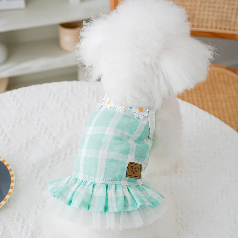 Daisy Dress Pet Dog Clothes Lace Skirt Clothing Dogs Plaid Super Small Cute Chihuahua Print Summer Blue Girl Breathable Mascotas
Daisy Dress Pet Dog Clothes Lace Skirt Clothing Dogs Plaid Super Small Cute Chihuahua Print Summer Blue Girl Breathable Mascotas