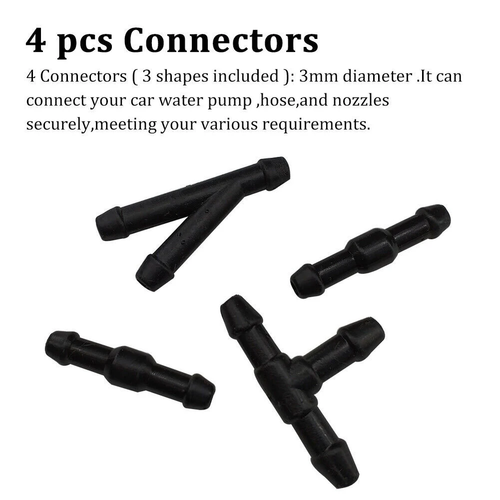 5pcs / set 2M Universal Rubber Car Windshield Washer Nozzles Fluid Hose Water Pipe Connectors
5pcs / set 2M Universal Rubber Car Windshield Washer Nozzles Fluid Hose Water Pipe Connectors