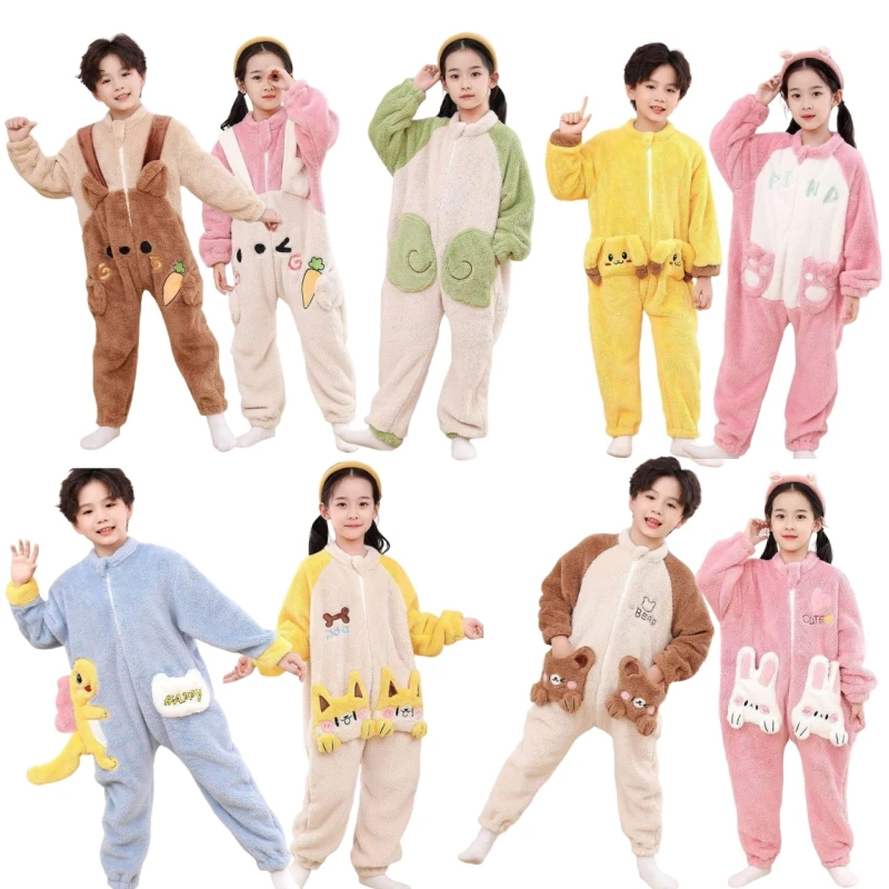 Teenage Flannel Pajamas Cosplay Animal Costume Kids Winter Warm Flannel Long Sleeved Cartoon Onesies Jumpsuit Children Sleepwear
Teenage Flannel Pajamas Cosplay Animal Costume Kids Winter Warm Flannel Long Sleeved Cartoon Onesies Jumpsuit Children Sleepwear